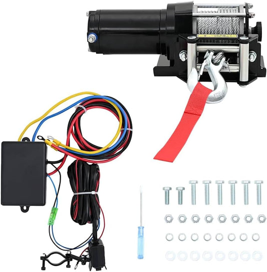 Elektrische lier 12V 1360 KG elektrisch takel kraan electrisch electrische