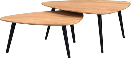M2 Kollektion Salontafel, eiken, bruin, zwart, Elanda 2