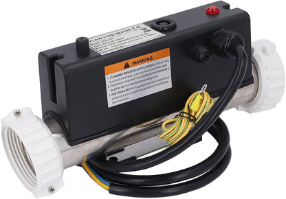 Zwembadverwarming Elektrische Bubbelverwarming Thermostaat met Temperatuurregeling Zelfverwarming voor Spa Badkuip Zwembad Bedraad 3kW de stop. de Beurt L Poolverwarming (2KW)
