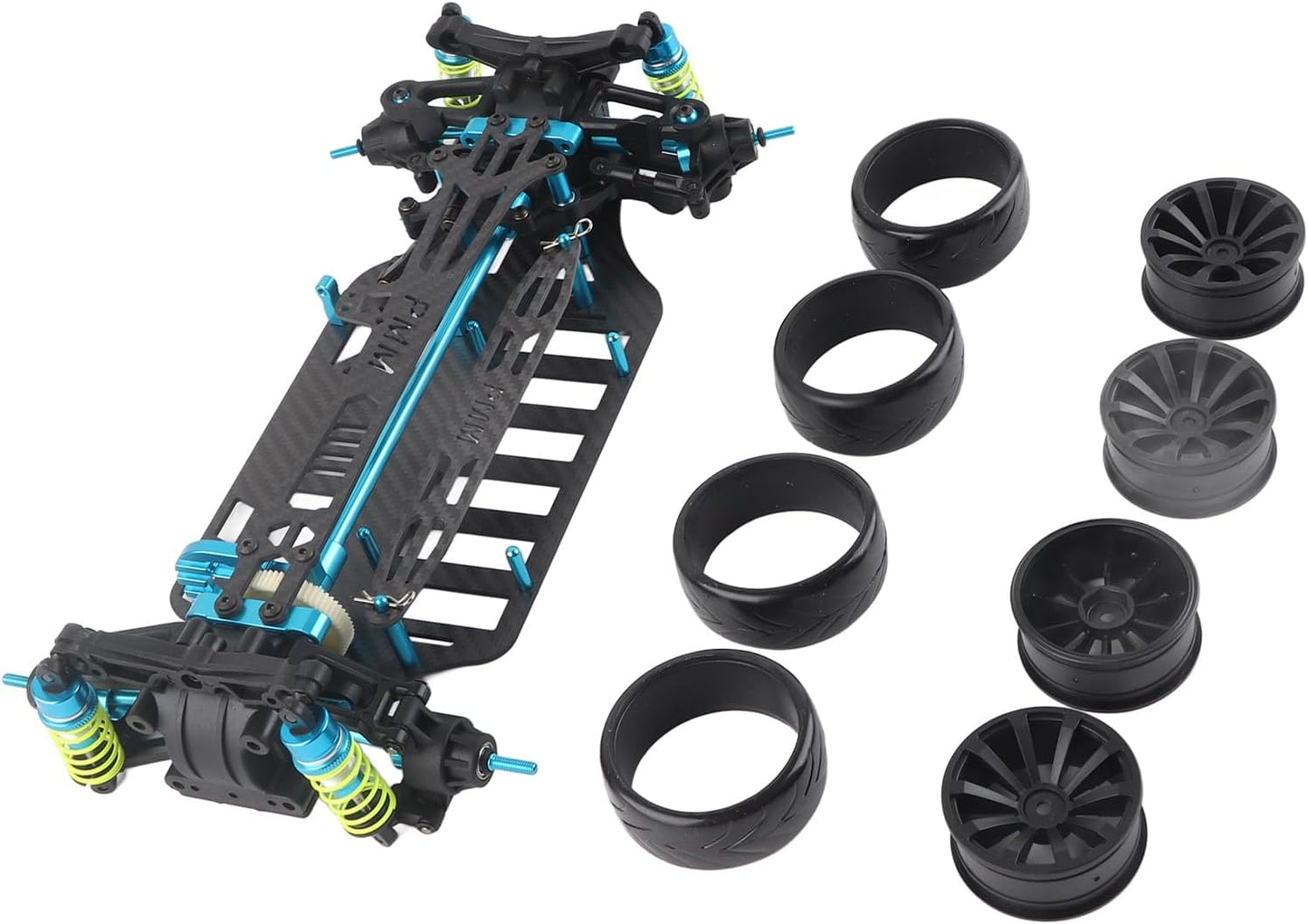 RC Auto Frame – RC Drift Frame – RC Wielbasis – RC Carrosserie – RC Onderstel – Koolstofvezel Chassis – Hoge Duurzaamheid – Krasbestendig