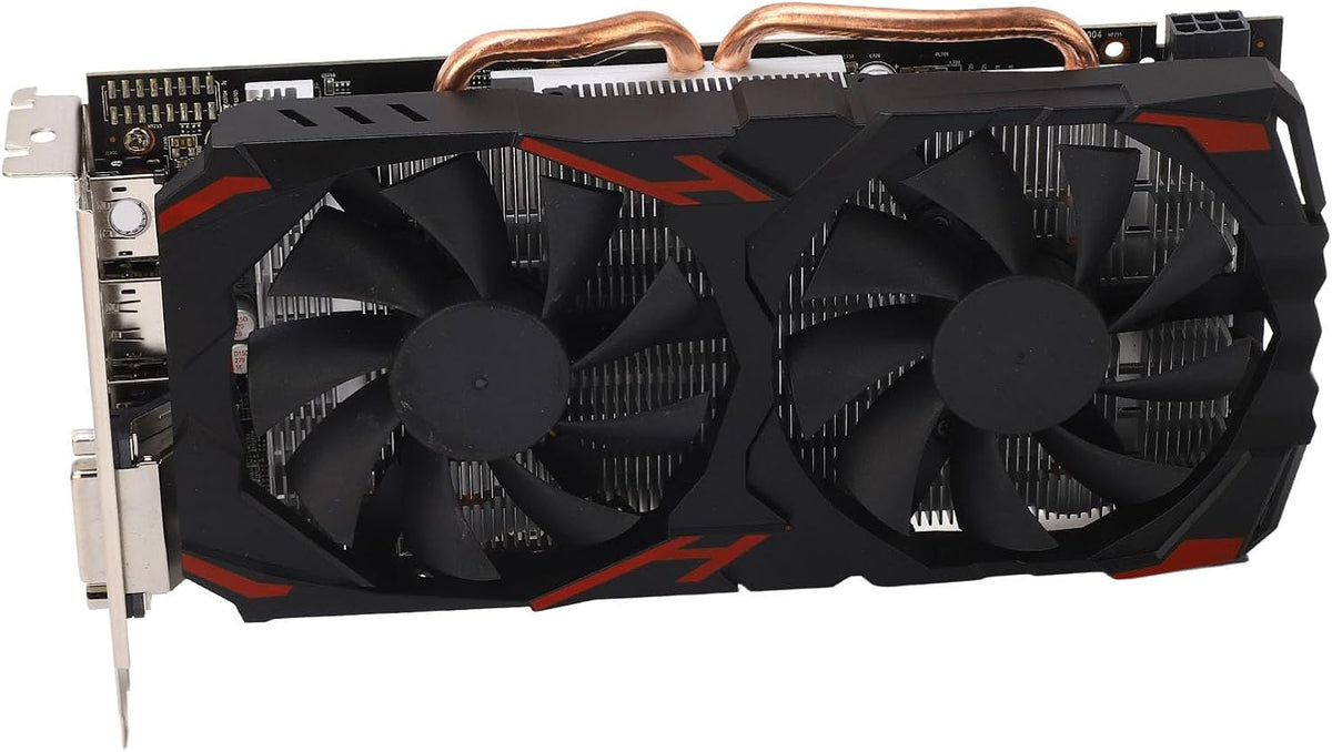 RX 580 8GB Gaming Grafische Kaart Dubbele Ventilatoren Desktop PC Plug-and-Play Stil Hoge Prestaties (580 8G D5)