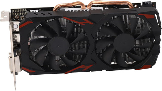 RX 580 8GB Gaming Grafische Kaart Dubbele Ventilatoren Desktop PC Plug-and-Play Stil Hoge Prestaties (580 8G D5)