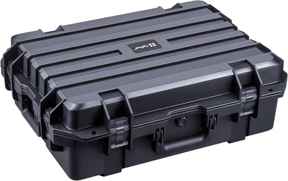 Lykus HC-6020 Waterdichte Koffer met Aanpasbaar schuim, Binnenmaat 59,3 x 42,3 x 19 cm, Geschikt voor Elektronica en meer
