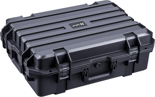 Lykus HC-6020 Waterdichte Koffer met Aanpasbaar schuim, Binnenmaat 59,3 x 42,3 x 19 cm, Geschikt voor Elektronica en meer