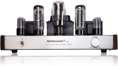 Nobsound HiFi-versterker EL34 Valve Tube Classic 2.0 Channel Stereo Single Ended Class A Power Versterker 12 W x 2