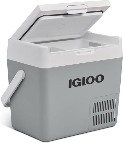 IGLOO ICF 18 Compressor-koelbox, 19 liter, 12/24 V en 230 V, mini-koelkast -18 °C tot 20 °C voor auto, vrachtwagen, boot, camper en stopcontact