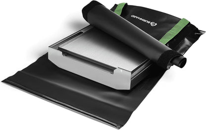 Campinggrill 2-pits BURNHARD® 6,4 kW, FitnFire™-systeem, roestvrij staal, 500°C, compact, lichtgewicht, incl. multitool, draagtas – JONES opvouwbare grill