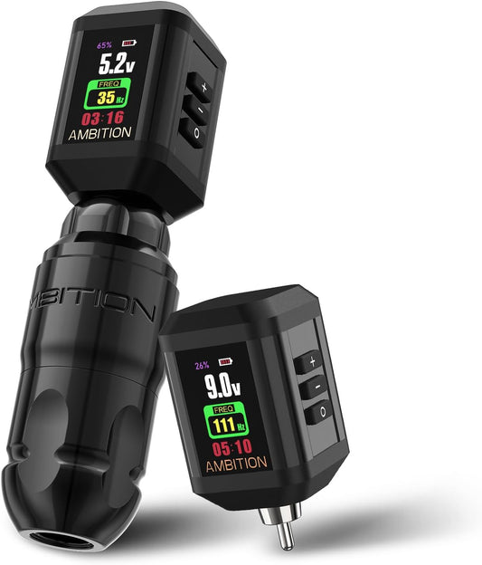 Draadloze Tattoo Machine – Tattoo Pen – Tattoo Pistool – Tattoo Gun – Tattoo Kit – Dubbele 2200mAh Batterij – Brushless Motor & Compact Lichtgewicht Design
