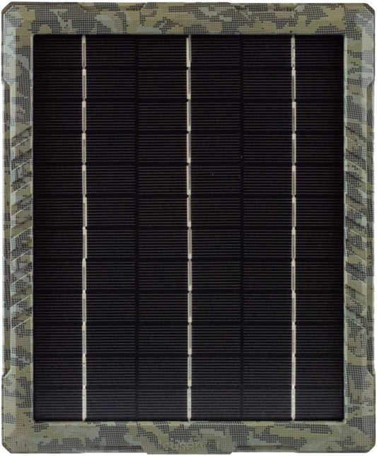 icusun Zonnepaneel voor wildcamera's, 5,4 watt, veilig en weerbestendig, incl. oplader