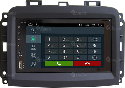 Specifieke autoradio voor Fiat 500L restyling Android GPS Bluetooth WiFi USB DAB+ Touchscreen 6.2" 4core Carplay AndroidAuto