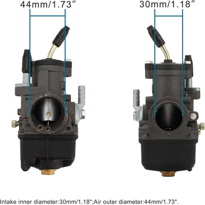 GOOFIT 30mm Carburator Phbl 30bs Vervanging voor Dellorto 2-Stroke 50-300cc Engine Scooter ATV UTV Dirt Pit Bike