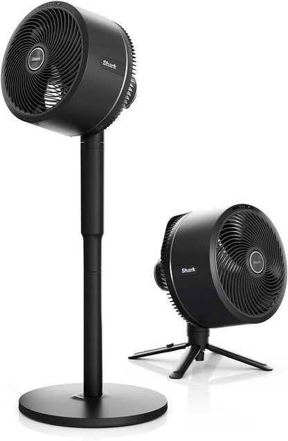 Shark FlexBreeze High-Velocity 12-in-1 ventilator, hybride bedrade en draadloze draagbare koelventilator, binnen en buiten, instelbare kanteling, krachtig en stil, met afstandsbediening en