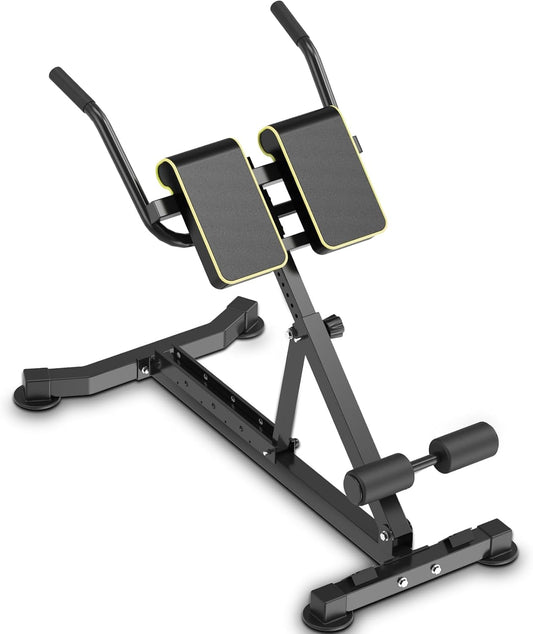 DH FitLife 5in1 Rugstrekker voor thuis | Buikspiertrainer & Rugtrainer | Hyperextension Bank | Vouwbare Verstelbare Roman Chair tot 150KG | Multifunctionele Curlbank en Halterbank