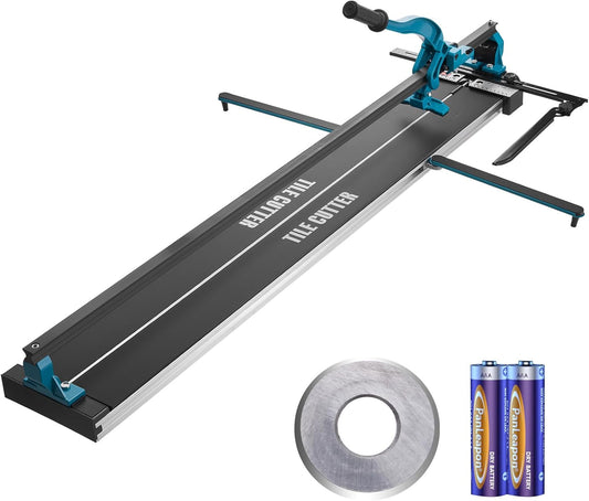 VEVOR 1200mm manual tile cutter efficient cutting 120cm with adjustable positioning