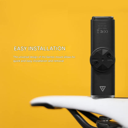 Fietslamp - Fietslicht - Krachtige Fietslamp Voorzijde - 350Lm - 100Lux - 208m Lichtsterkte - StVZO Goedgekeurd - met 3 Lichtstanden - LED - IPX6 Waterdichte - USB Oplaadbare Voorzijde  Licht - Kunststof - 18.4 x 7.9 x 6.2 cm - Zwart