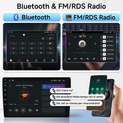 4+64G autoradio voor Seat Ibiza 6j IV 2008-2014, Wireless Carplay Android Auto, GPS Navigator, Bluetooth 5.0 Car Stereo, stuurbediening, WiFi, 4G LTE