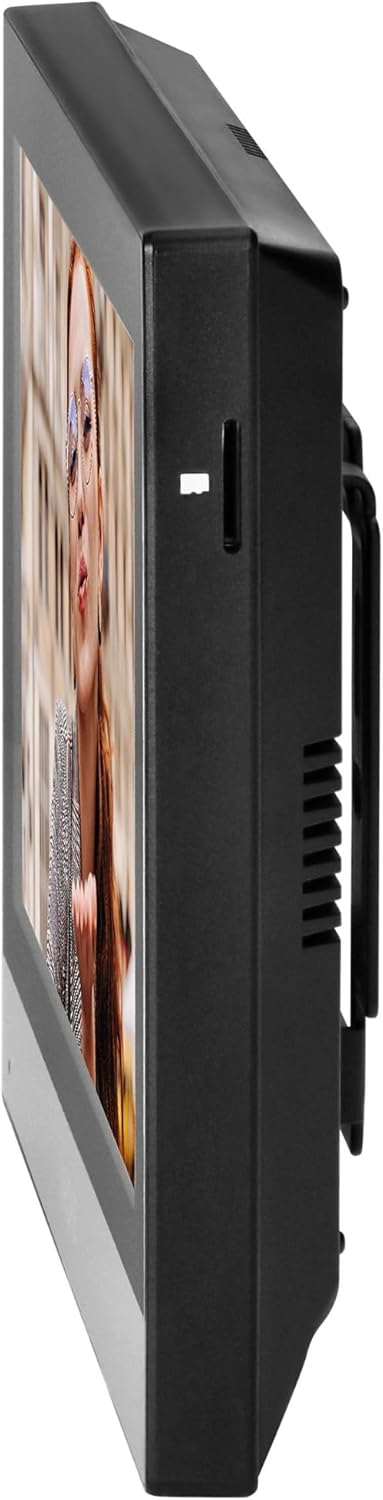 4-Draads Video-Intercomsysteem met 7" Full HD Touchscreen - Deurbel met Camera Video Deurbel - Zwart en Zilver