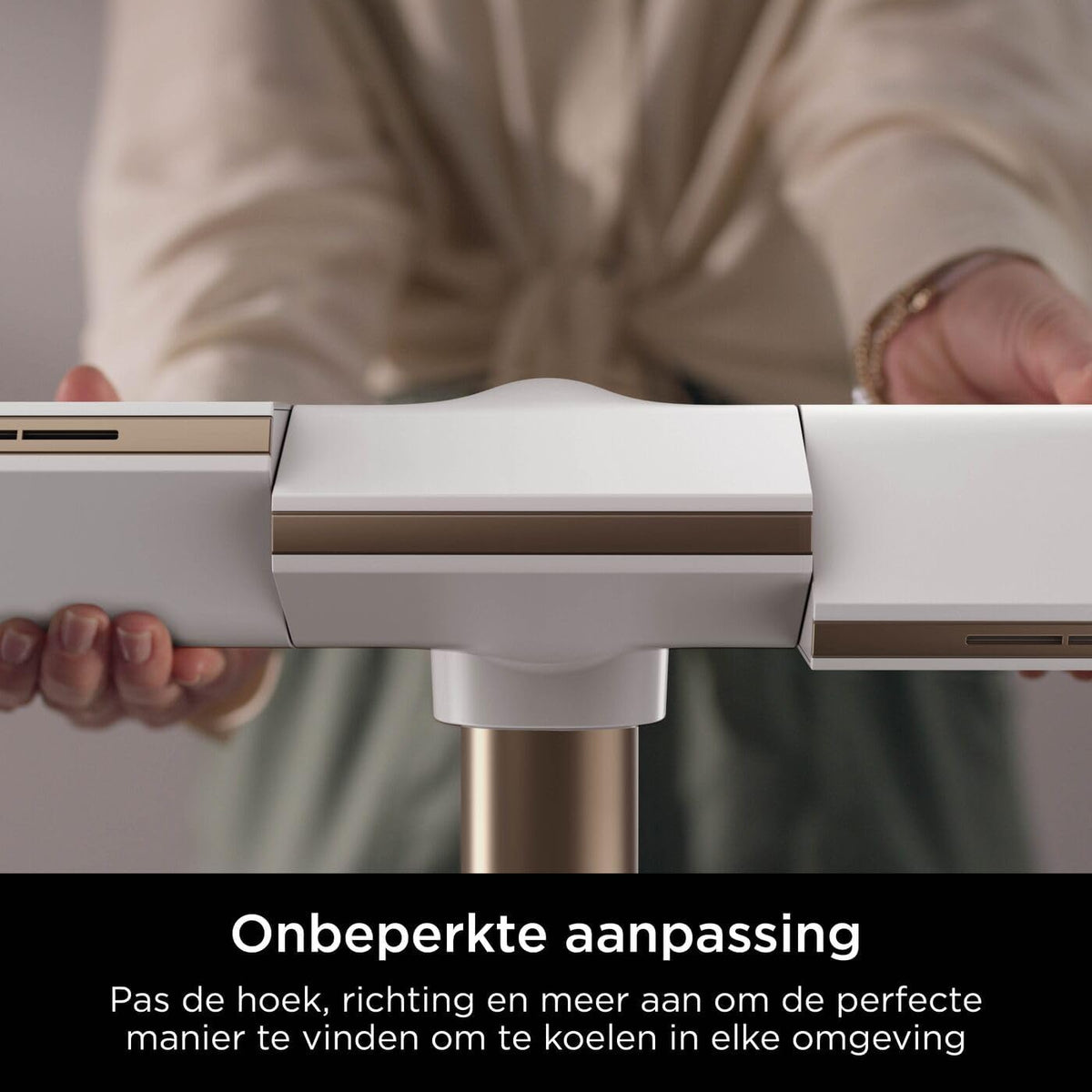 Bladloze Torenventilator Duifgrijs – Torenventilator, Ventilator, Bladloze Ventilator, Koelventilator – Tot 20 Meter Luchtbereik – 10 Snelheden, 180° Oscillatie