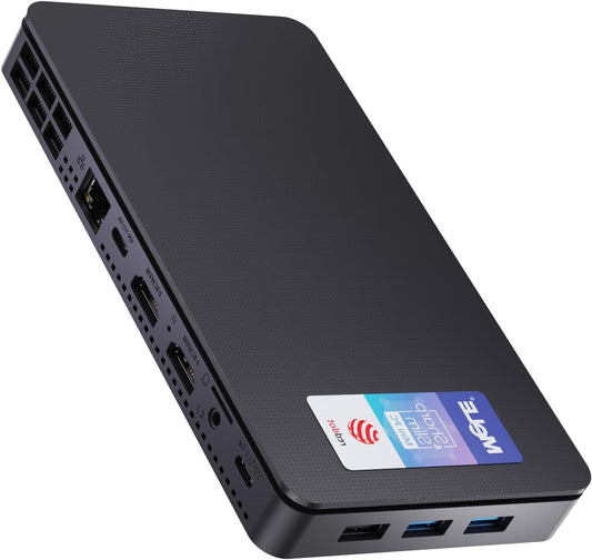 Mini PC – Mini Desktop – Compacte PC – Small Form Factor PC – Ultieme Mini Computer – Ultra Compact Design – 16GB RAM – 512GB SSD – Dual HDMI 4K – USB-C Output – Gigabit LAN – VESA Beugel – Auto Power On