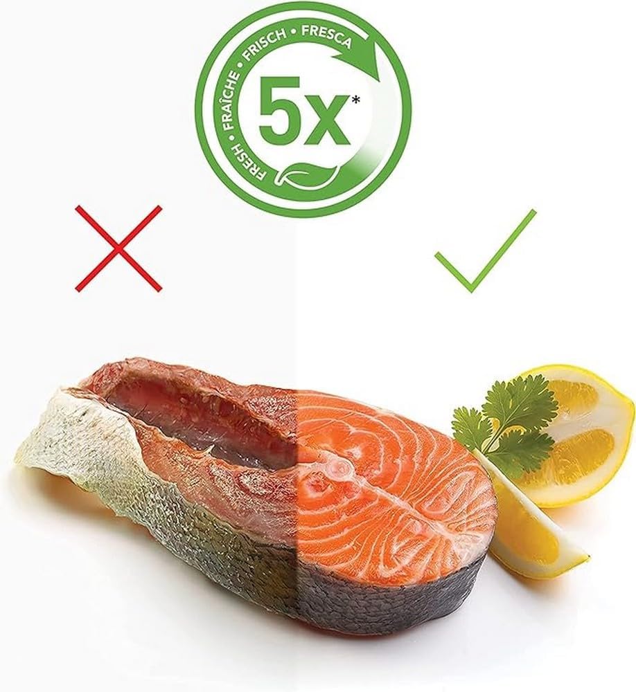 FoodSaver FFS005X vacuümmachine met opbergvak voor rol en snijder, pulsfunctie voor breekbaar voedsel, inclusief accessoires en bijpassende vacuümzakken