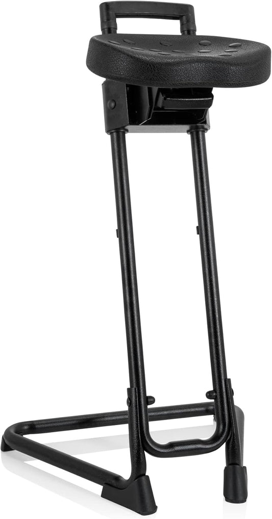 hjh OFFICE 830010 Stahulp TOP Work 32 hardschuim/metaal werkkruk staande stoel ergonomisch, hoogte en helling verstelbaar