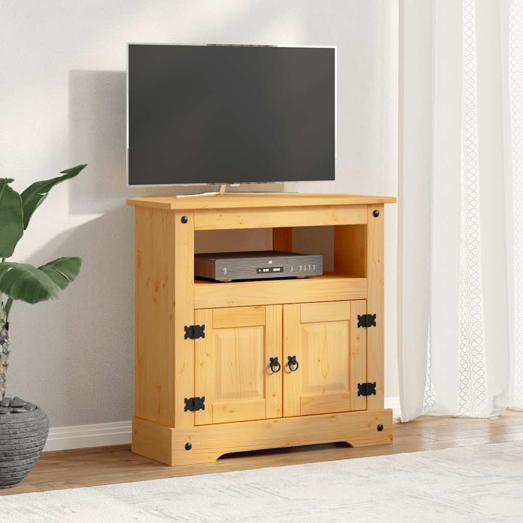 vidaXL Pine Wood Wall Table Mexican Corona-Style Table Wall Tables Sideboard
