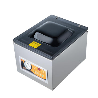 VEVOR 260 W kamer vacuüm verpakkingsmachine compact formaat 260 mm in de keuken thuis en voor commercieel gebruik voor nat voedsel, vlees, marinades