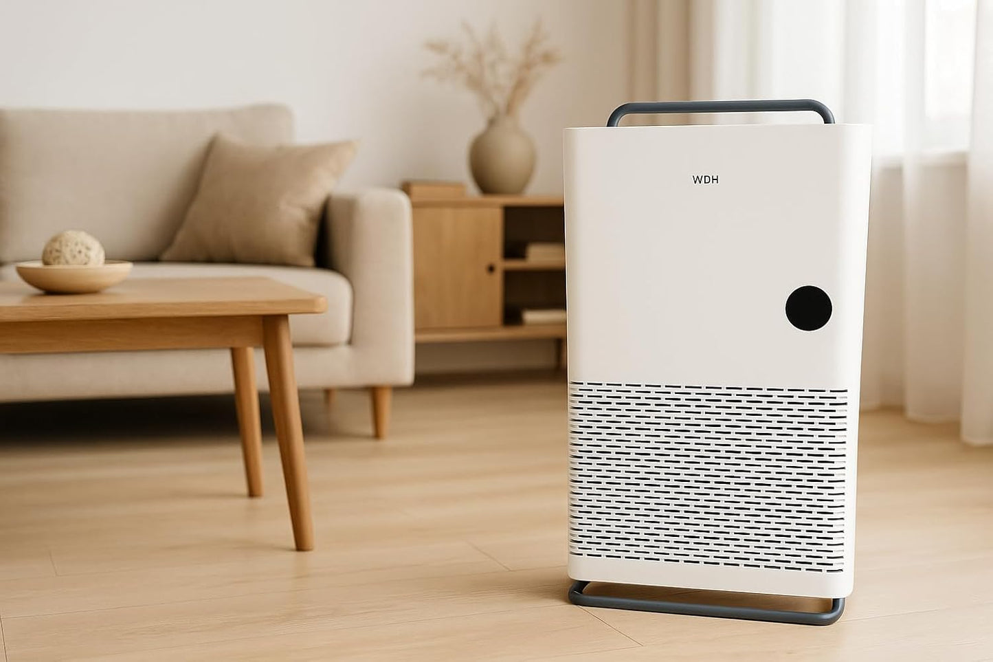 Aktobis Convectie- en Verwarmingsradiator, Elektroverwarming WDH-NDU22WT met WiFi-functie, Touchscreen, Afstandsbediening en Timer (2,2 kW) IP24