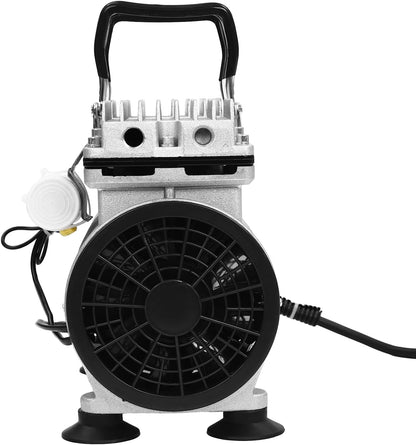 Vacuümpomp – Olievrije Pomp – Laboratoriumpomp – Drukpomp – Vacumeermachine – Krachtige 550W Motor – Compact 27x13x18,3 cm