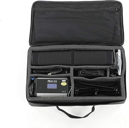 Flexibel LED-Videopaneel – LED-Videolicht, LED-Paneel, LED-Fotoverlichting, Continu Licht – 100 W Bi-Color 3000 K tot 5600 K – Oprolbaar Ontwerp met Honingraatgrid Softbox Diffuser