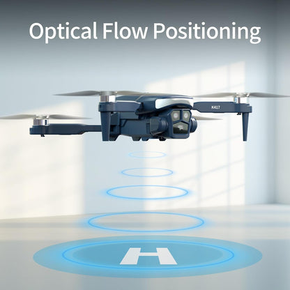 Drone met 1080P HD Camera, 90° Verstelbare Lens, Opvouwbare Drone met Borstelloze Motor, Gebarenbesturing, 3D-salto's, Hoofdloze Modus, 17 Min Vliegtijd, Perfect voor Beginners en Volwassenen