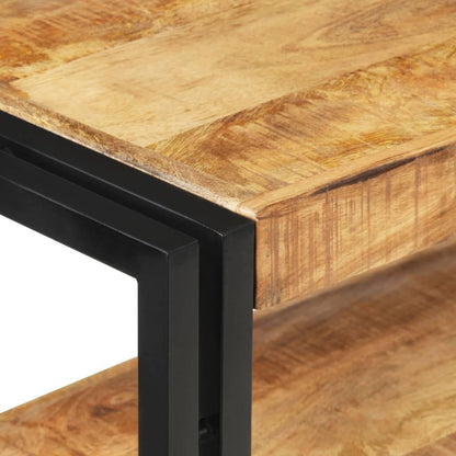 vidaXL Wall table 90x30x75 cm raw mango wood