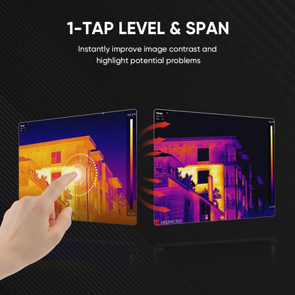 Compacte Warmtebeeldcamera – Thermische Camera – Infraroodcamera – Warmtebeeldviewer – Thermografische Camera – SuperIR 240x240 Resolutie – 3,5 Inch Touchscreen
