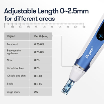 Dr. pen Ultima A11 Microneedling Pen – Effectief tegen rimpels | Intelligente sensorbasis, comfortabel draadloos ontwerp, ideaal voor schoonheidssalons & thuisgebruik | Perfect Thanksgiving