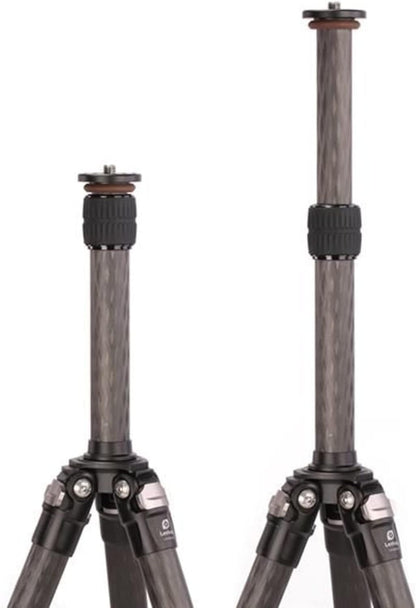 Carbon statief met kogelkop – Fotostatief – Camerastatief – Driepoot – Tripod – 10-Laags Carbon – Verstelbare Poten in 3 Hoeken