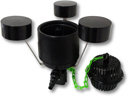 SunSun vijverfilterset voor 10.000 l met UVC 11 W, ECO-pomp 40 W, slang 25 m en skimmer CSP-250