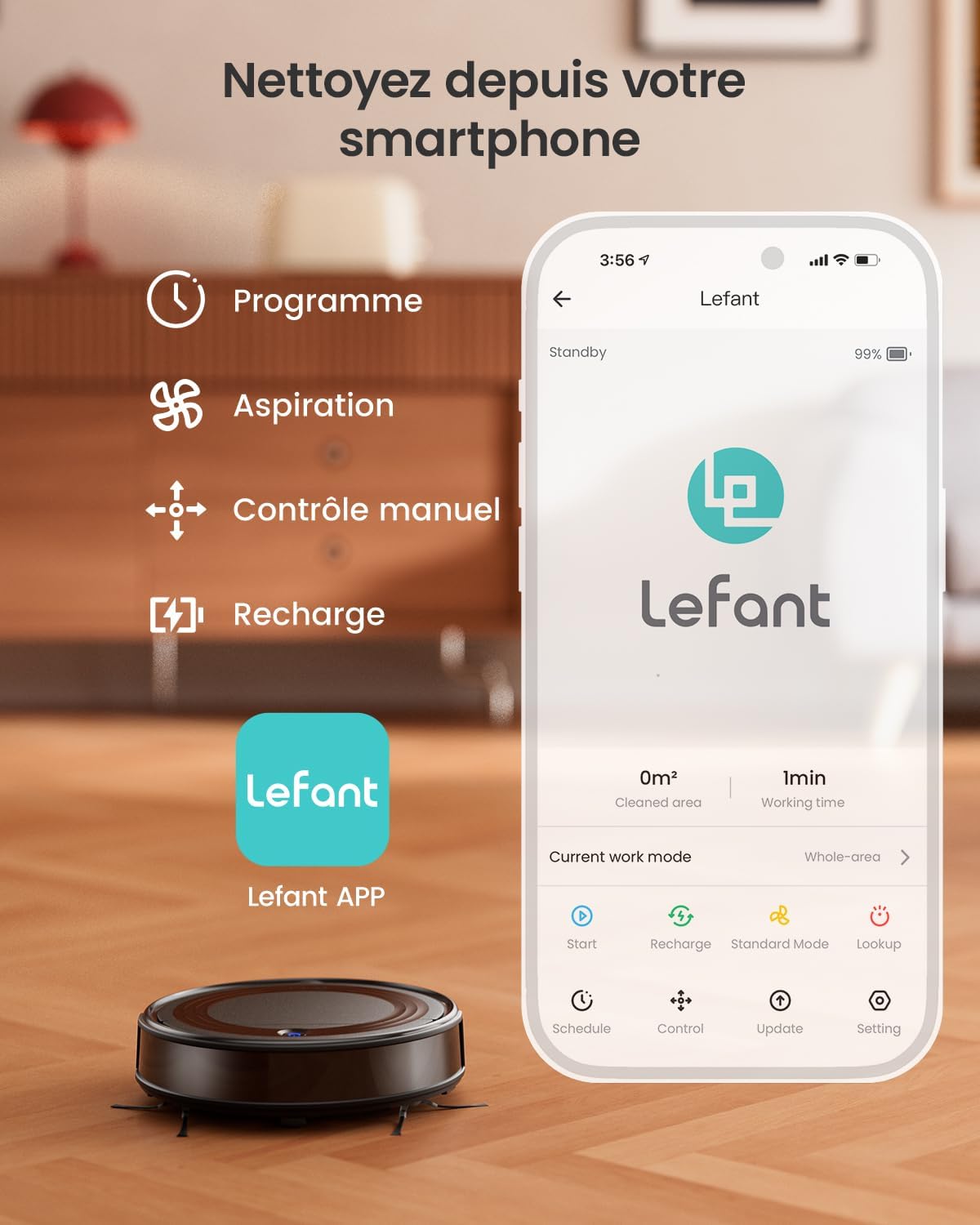 LEFANT robotstofzuiger