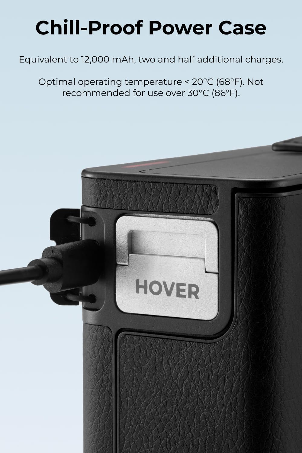 Powercase – Accubescherming – Externe Batterij – Oplaadhoes – Batterijcase – Geschikt Voor Koud Weer – Snel Opladen & Instant Wake-Up