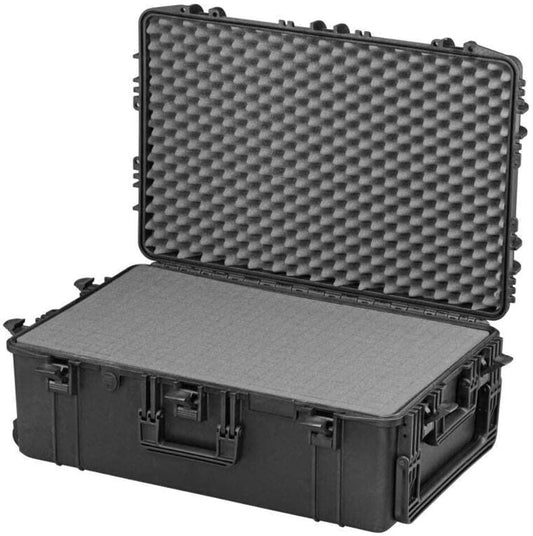 MAX MAX750H280S luchtdichte koffer, zwart, 750 x 480 x 280 mm