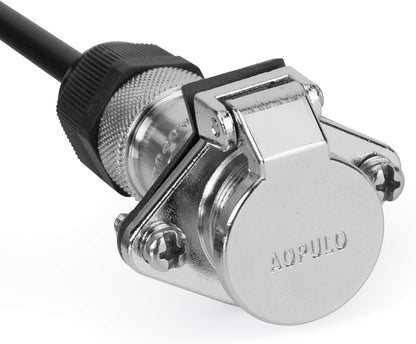 Zware Voertuig Coil Trailer Kabel met 2 Kanaals 4 PIN AV Connector Disconnect Kit voor Truck Caravan Motor home Backup Beveiligingscamera Monitor Systeem