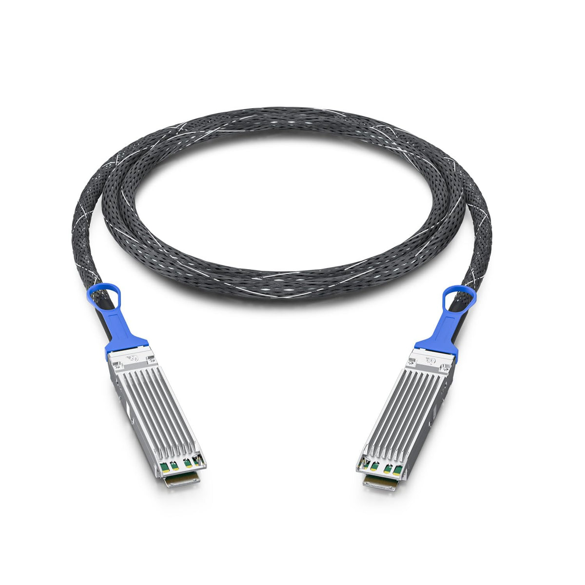 800 Gb/s OSFP DAC compatibel met NVIDIA MCP4Y10-N001, 8-kanaals OSFP Fin-top naar 800G Fin-top kabel, NDR Infiniband en Ethernet oplossingen