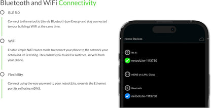 IO retetester NE1E netool.io Lite Smarter retetester netwerk