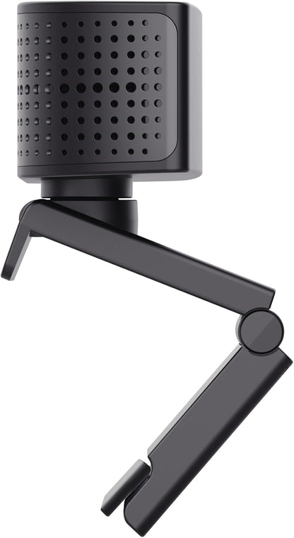 Trust Teza 4K Ultra HD Webcam, 3840x2160, met 2 Microfoons en Autofocus, 30 FPS, USB Plug & Play, Webcam voor Teams, Zoom, Skype, PC, Laptop, Mac, Macbook - Zwart