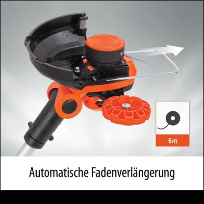 Powerplus Dual Power Accu-grastrimmer POWDPG75420-20 V en 250 mm Ø, met accu en lader, 2-in-1 tuingereedschap als grastrimmer en kantensnijder voor uw tuin
