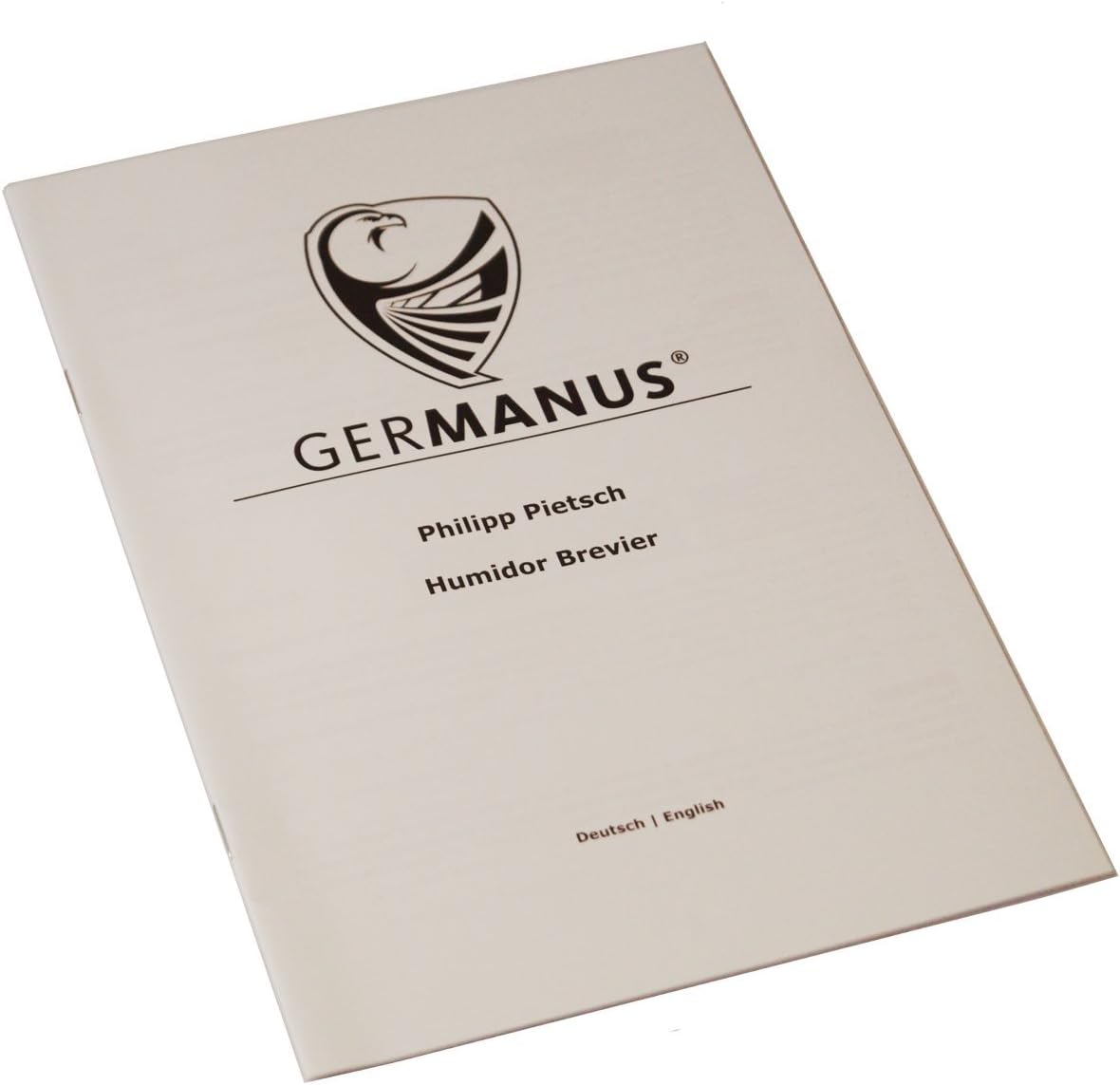 GERMANUS merken Humidor"Cowling" met digitale hygrometer en GERMANUS Crystal luchtbevochtiger Sigarenkelder