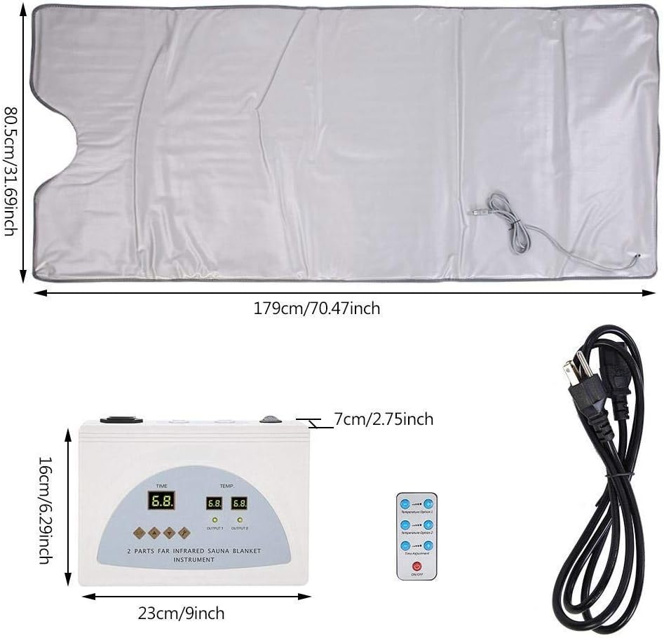 Oxford Sauna Heating Blanket Sauna Infrared (FIR) for Home Spa with Remote Control - QUORE