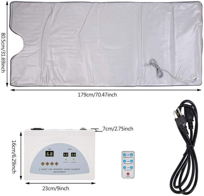 Oxford Sauna Heating Blanket Sauna Infrared (FIR) for Home Spa with Remote Control - QUORE