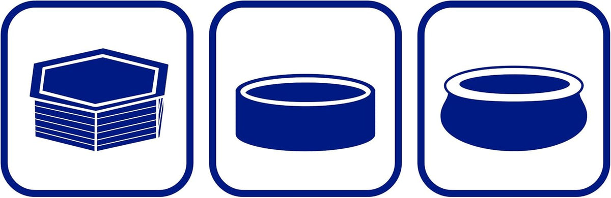 Gre FAQ200 Aqualoon zwembadfilter, 320g blauw