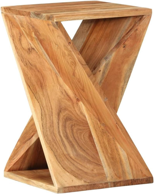 vidaXL Side table 35x35x55 cm solid acacia wood