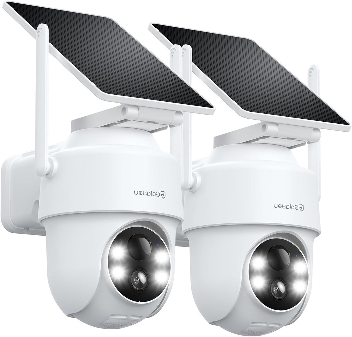 Draadloze Bewakingscamera – Beveiligingscamera – Wifi Camera – Buitencamera – Accu Camera – 2K Resolutie – IP65 Waterdicht – Kleurennachtzicht Met Sirene